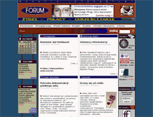 Tablet Screenshot of forum-znak.org.pl